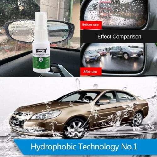 HGKJ 20/50ml multi-function Rainproof Nano Hydrophobic Coating Glass Hydrophobic Coating Car Anti-rain Agent
