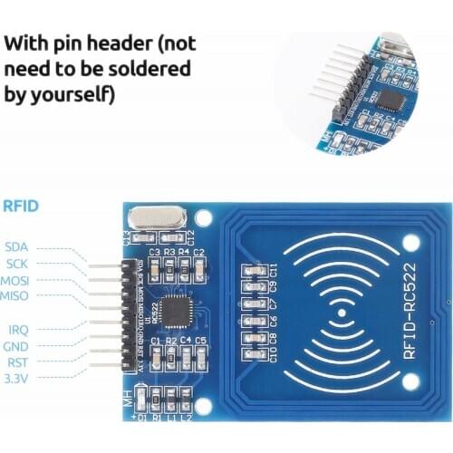 RFID Module RC522 Kits 13.56 Mhz 6cm With Tags SPI Write & Read for arduino Diy Kit