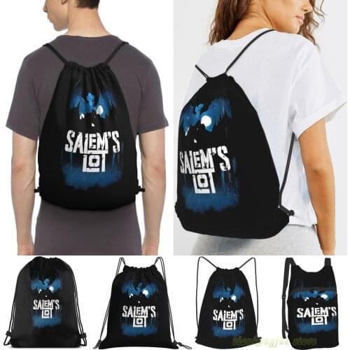 Salems Lot - Stephen King Men Outdoor Travel Gym Bag Waterproof Drawstring Backpack Women Fitness Swimming Bag