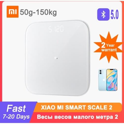 Xiaomi Mi Smart Scale 2 Bathroom Digital Electronic Floor Scale Object Weight Balance LED Screen Bluetooth Mifit APP 150kg