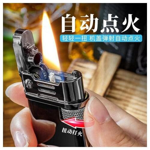 Chief Creative Side Slip Grinding Wheel Vintage Retro Personality Kerosene Lighter