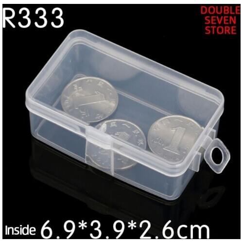 Inside 6.9*3.9*2.6 cm PP Plastic Box For Hinged Plastic Screw Fold Snap Protective Cap Button Nuts Cover Bolts