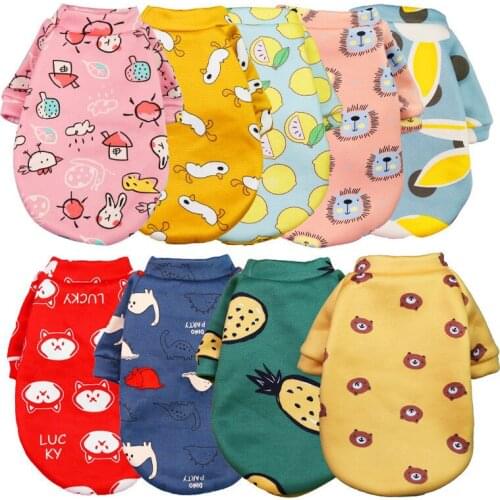 Four Seasons Dog Clothes Puppy Pet Clothes Plus Velvet Fashion Clothing For Small Medium Dogs Cat Coat Dog Jacket Pet Clothing