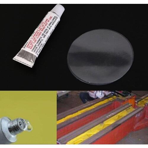 1Set (1xglue + 2xpatches/set) Swimming PVC Adhesive Inflatable Repair Glue Tube Patch Boat Yoga Ball