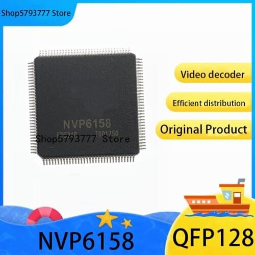 1PCS-10PCS Brand new original authentic NVP6158 QFP-88 video decoder chip