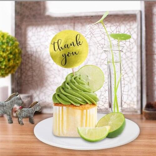 100/500pcs round Labels 1inch Gold Foil color Thank You Stickers For Wedding Pretty Gift Cards Envelope Sealing Label cake shop