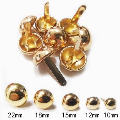 1000Pcs/lot Metal Spike Handbag Bottom Screw Protecting Purse Feet Stud DIY Decor Leather Craft Mushroom Shape Bag Accessories