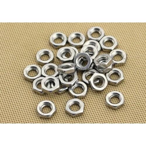 12Pcs M3 x 0.5 Stainless Steel Hex Nut Right Hand Thread [C1]