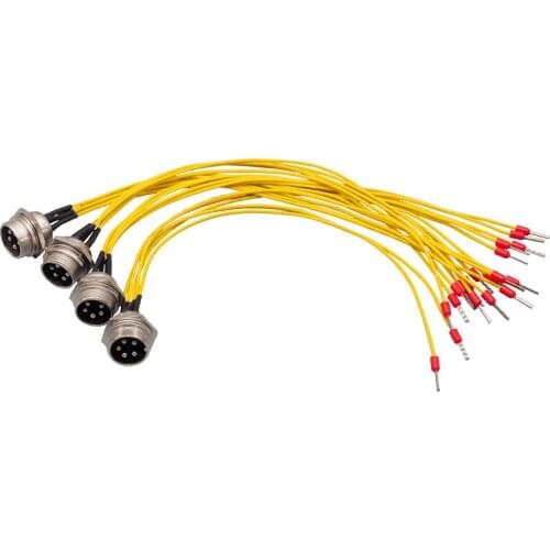 20AWG 20CM GX12 GX16 Butt Joint 2/3/4/5/6/7/8/9/10 Pins Waterproof Aviation Plug Socket Connector Wire Cable Connector Air Plug