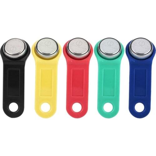 5pcs Rewritable RFID TM Card Set iButton Touch Memory Key RW1990