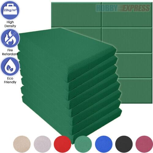 Arrowzoom 120 x 60 x 2.5 cm Eco-friendly Acoustical Textured Fabric Sound Absorption Acoustic Panels KK1205