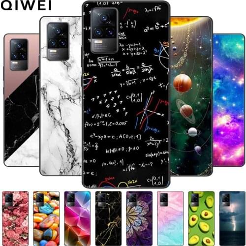 For Vivo V21e Case Black Bumper TPU Soft Silicone Case for Vivo V20e 4G 6.44'' Phone Case V2061 Protective Back Cover Fundas