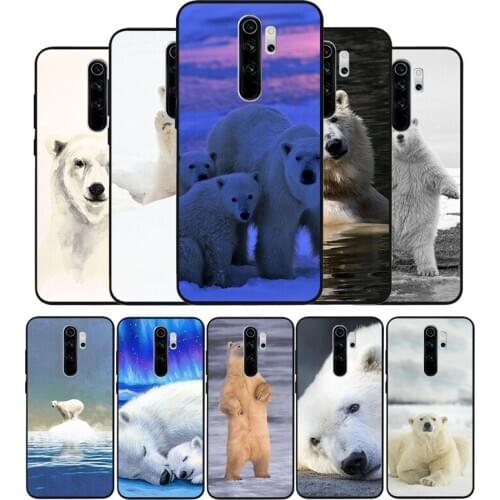 Polar bear Phone Case For Xiaomi Redmi note 9 8 7 6 5 4 Pro S for redmi 4A 4X 5 Plus 5A 7A Cover