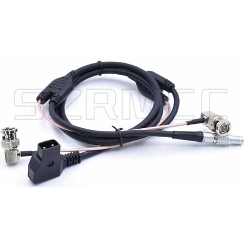 D-tap to 2 pin and BNC to BNC Power and SDI Video Cable for Teradek Bolt Bond Zacuto Gratical Eye