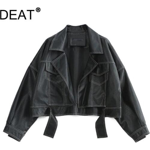 DEAT Women's Leather Jackets