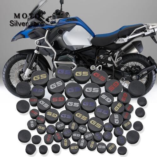 Motorcycle frame hole cover plugs cap decor for BMW R 1200GS R 1200 GS R1200GS LC adventure ADV 2013-2016 2015 14 frame Cap set