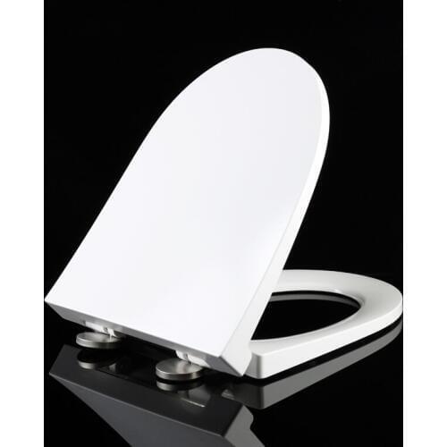 Urea formaldehyde resin toilet lid general old style slow down thickening long U toilet seat cover with one key dismantling