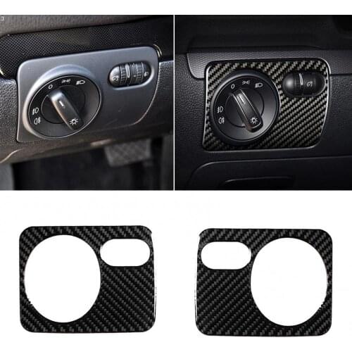 80% Hot Sell Car Headlight Switch Control Frame Sticker for VW Golf 6 R MK6 Scirocco 09-16