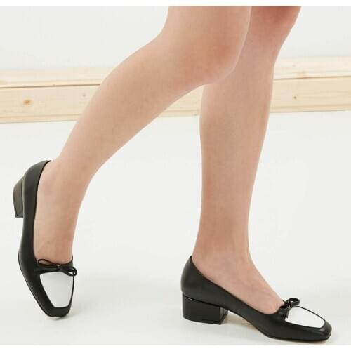 Mio Gusto Brand STELLA, Black / Skin / Tan Colors, High-Quality 3Cm Heel-height, womens Comfort Casual Shoes