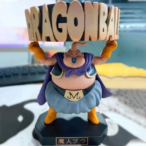 Majin Buu Saucer Articles Models PVC 13cm Fat Buu Ashtray Anime Figures Toys