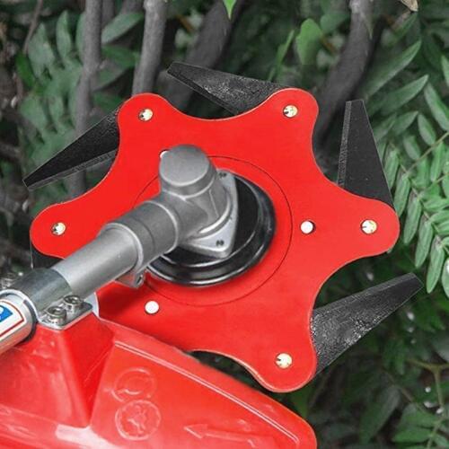 Universal 6 Teeth Brush Cutter Blade Metal Blades Trimmer Head 65Mn Brush Cutter Blade Garden Grass Trimmer Head For Lawn Mower