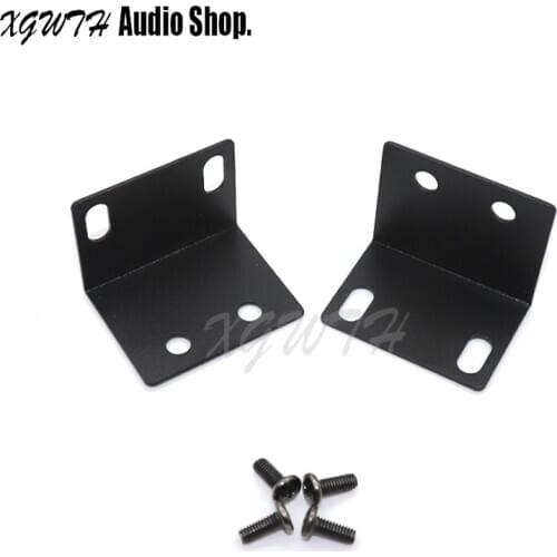 Universal Metal 1U 19" Wireless Microphone Accessories Receiver Rack Ear Mounting Cabinet Corner Bracket