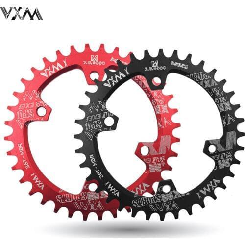 VXM Bicycle 96BCD Crank 32T/34T/36T/38T Chainring Narrow Wide MTB Round Chainwheel Circle Crankset Plate for M7000 M8000 M9000