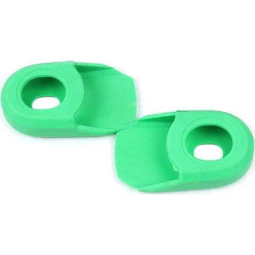 2pcs Bicycle Road Bike Fixed Gear Carbon Fiber Crankset Crank Protector Case Cover Cap