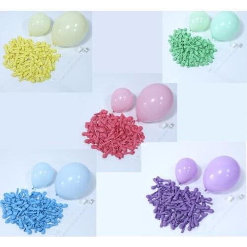 30Pcs 5/10Inch Pink Blue Macarons Latex Balloon Wedding Birthday Pastel Candy Balloons Decor Baby Shower Decor Air Globos New