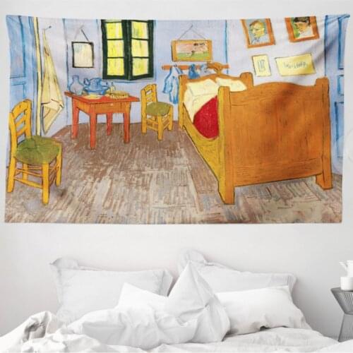 Architectural Mikrofiber Large Wall Tapestry Bedroom Decorated Fabric Decorative Wall hanging 230cm x 140cm