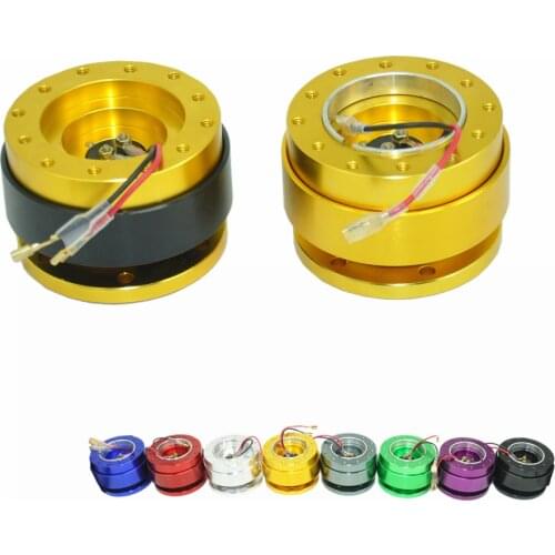 Car Universal Aluminum Steering Wheel Quick Release Hub Adapter off Boss Kit