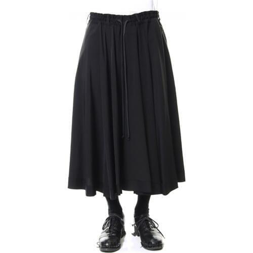 New Men clothing fashion ultra-loose Wide-legged culottes pants Can be customized Leisure trousers hairstylist plus size