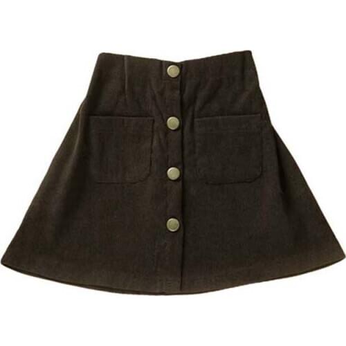 2-7T Toddler kid Girl Autumn Winter Skirt For Girl High waist Warm Mini Skirt Elegant Cute Sweet Party Club Streetwear Outfit