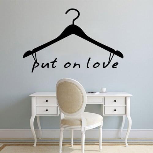 Diy put on love Home Decoration Accessories For Living Room Kids Room Wall Art Sticker Murals