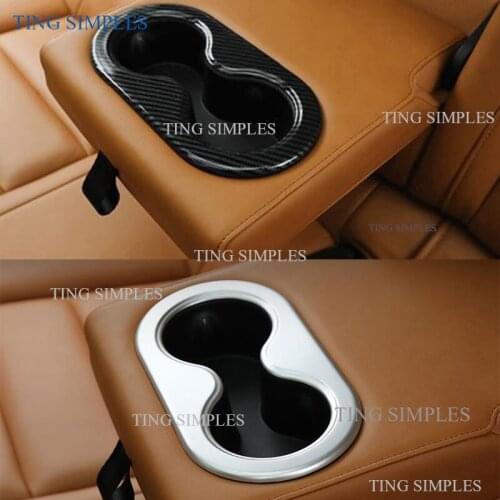 For Cadillac XT5 2017 2018 2019 2020 Car Styling Cover Detector Trims ABS Chrome Center Console Cup Holder Gear Box Frame 1pcs