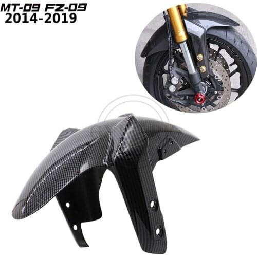 For YAMAHA MT-09 FZ-09 2014-2019, MT09 FZ09 14-19 Motorcycle Carbon Fiber Front Fender, Front Fender, Splash Guard