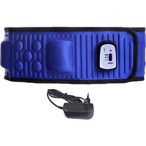 Electric Slimming Belt Training Stimulator Body Vibrating Belly Waist Trainer Massager Home Gym Waist Trimmer Weight Loss