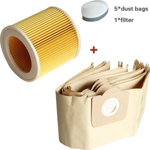 ROWENTA ZR81 ZR814 ZR82 filter paper vacuum cleaner bag for Karcher A2700 Hoover H31 S6145 19L vacuum cleaner accessories