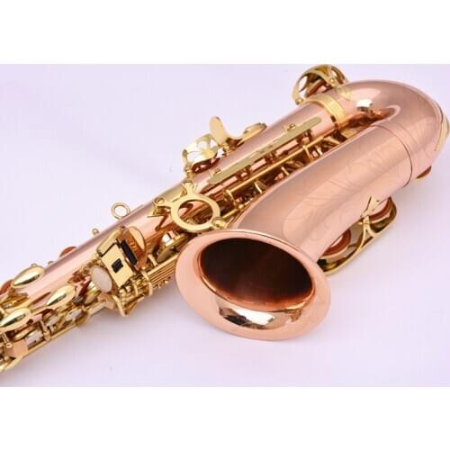 Phosphorous Copper Alto Instrument Accessories China Sax Gold Lacquer Professional Eb Saxophone Alto