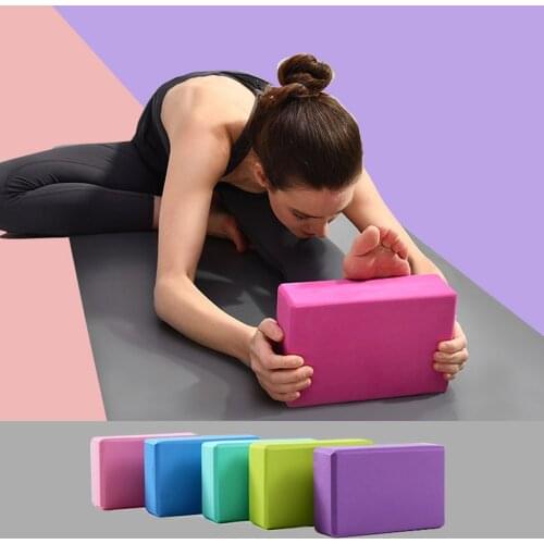 Fitness Pilates Female High Density Non-slip EVA Fitness Training Brick Blocks Stretch Belt Yoga Reinforce