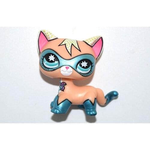 Masked super hero kitty animal toys Comic Con Kitten short hair kitten animal pet TOY