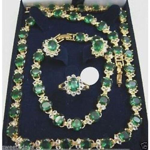 Beautiful Necklace Bracelet Earring +box