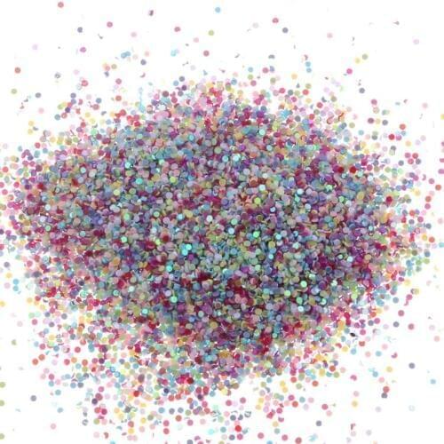 30g 1mm Acrylic Round Lentejuelas/Loose Sequins Paillette Sewing Craft For Decoration Garment Dress Cloth Embroidery Accessories
