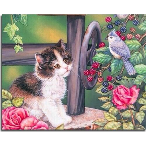 Peter ren Round Diamond Painting Cross stitch full Pictures of crystals icons Mosaic DIY Diamond Embroidery Pineapple cat peony
