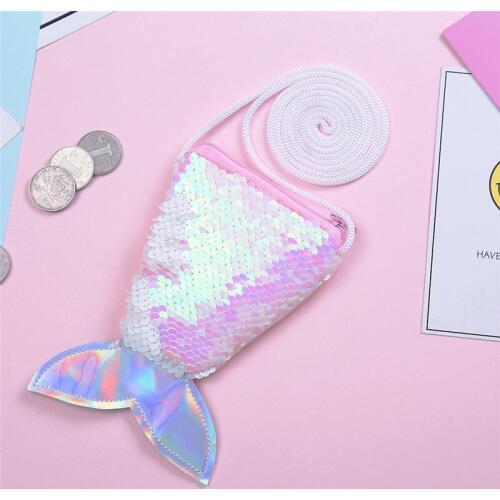 Cute Wallet Fashion Coin Purse High Quality Kids Crossbody Purse Wholesale Mini Purse Designer Wallet Sequined Mini Bag Pouch