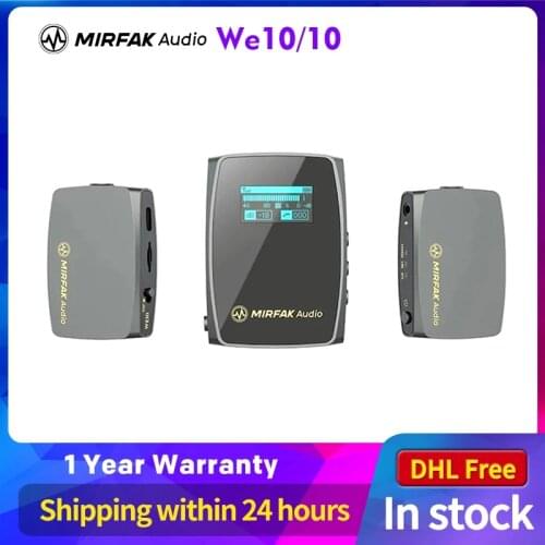 Mirfak we10 we10 pro Audio Announces Dual Channel Compact Wireless SD Card Microphone SYSTEM pk comica boom x