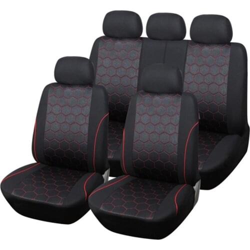 Aimaao 4/9pcs Car Seat Covers Set Auto Protect Covers Universal Fits Most Cars For VW Mazda 3 Bk 6 Alfa Romeo 147 Haval F7