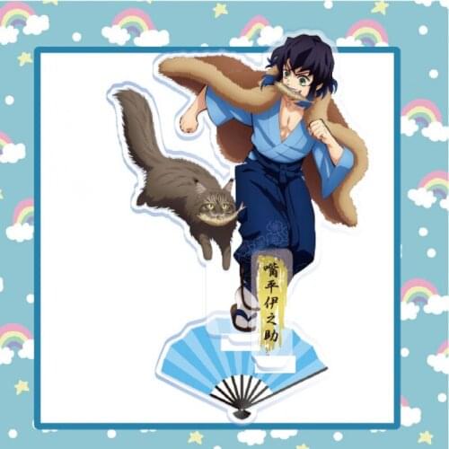 New Anime Demon Slayer Tomioka Giyuu Kamado Tanjirou Kimono Acrylic Stand Display Model Plate Cosplay Table Decorate Toy