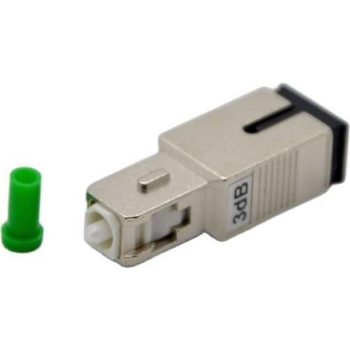 NEW Optic Fiber Connector SC/APC Female-SC/UPC Male Fiber Optic Fixed Attenuator 0~20dB Fiber Optic Adapter Flange Coupler