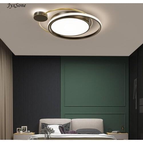 New Modern Creative Moon Sun Dome LED Light Bedroom Sweet Romantic Interior Lighting Living Room Light Simple Bright Black Gold